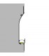 Perfil Aluminio CUE Lacado Blanco Empotrar Obra -2 Metros-