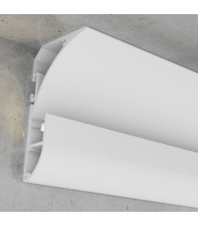 Perfil Aluminio Esquina SEA Lacado Blanco Superficie -2 Metros-