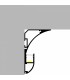 Perfil Aluminio Esquina SEA Lacado Blanco Superficie -2 Metros-