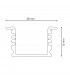 Perfil Aluminio SUBAQUA Empotrar IP65 -2 Metros-