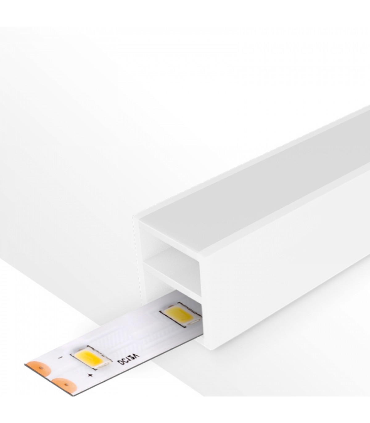 Funda de Silicona CUBE 12X12 Para Tiras Led -20 Metros-