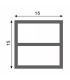 Funda de Silicona Cube II 15X15 Para Tiras Led -20 Metros-