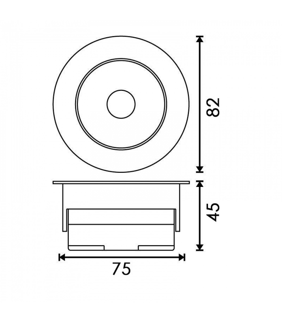 Downlight CobMon 7W 560Lm IP20