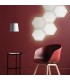 Plafón LED superficie 10W 840Lm 120º IP40 Hexagonal Blanco