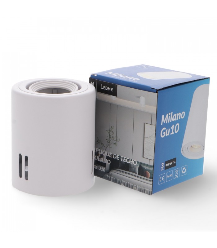 Aplique Techo Milano GU10 Blanco