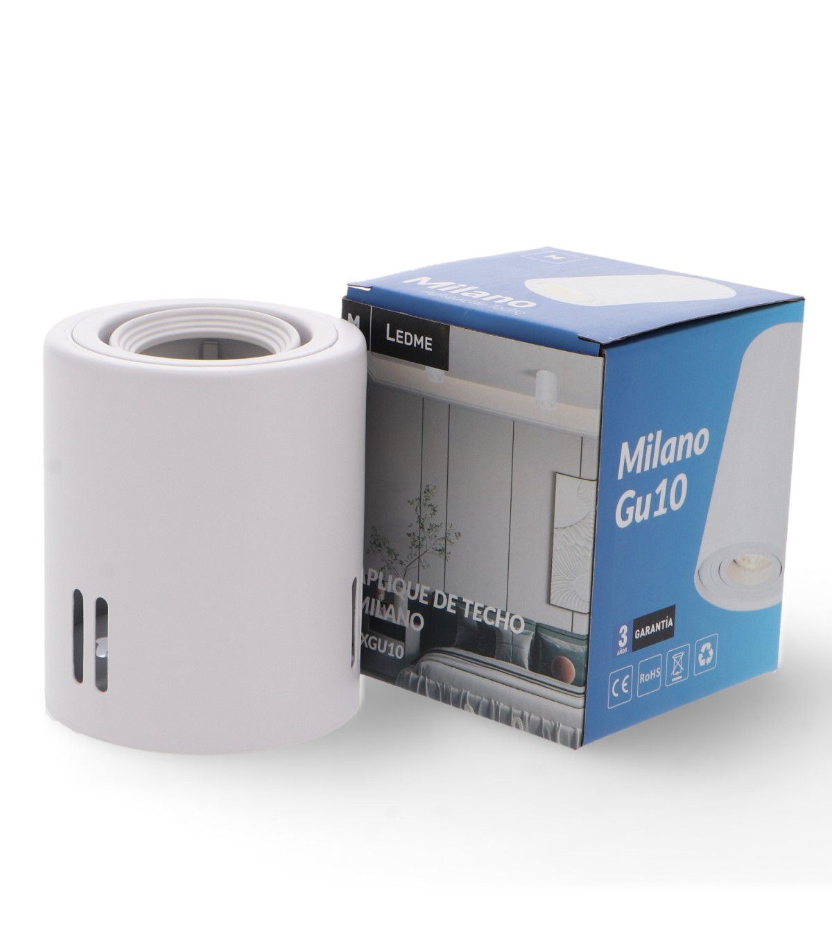 Aplique Techo Milano GU10 Blanco
