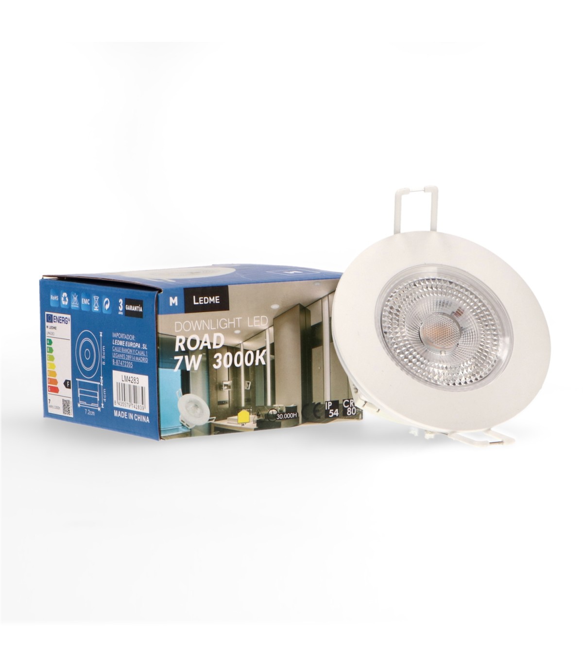 Downlight ROAD 7W 500Lm IP54