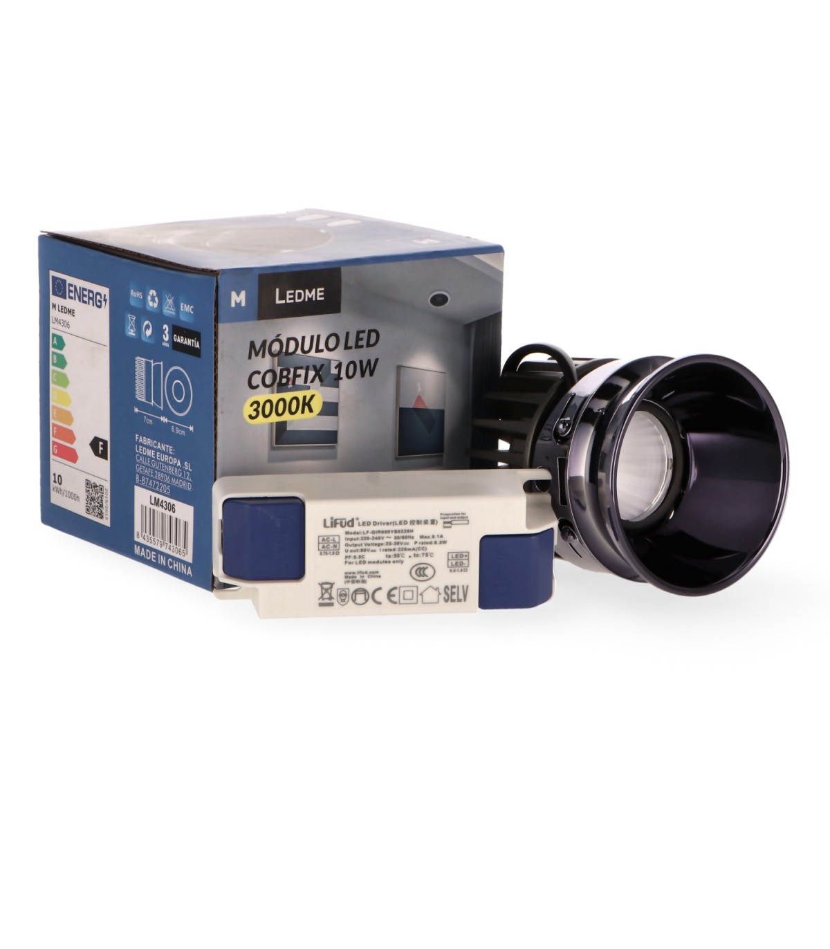Módulo COBFIX Lifud 10W 920Lm IP20