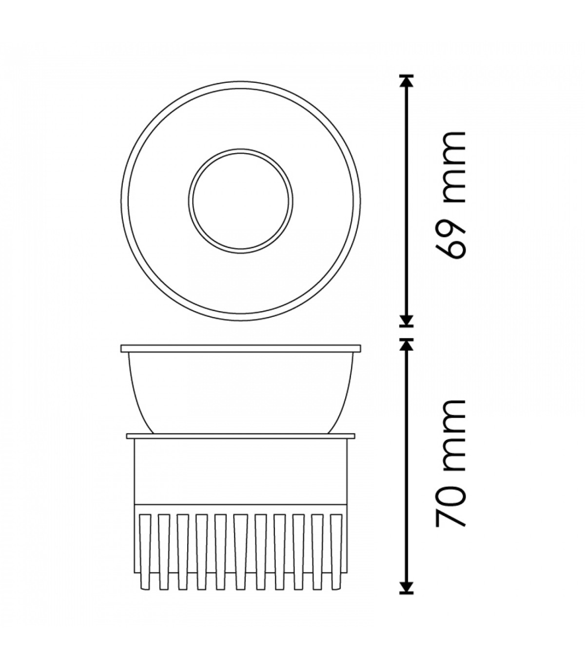 Módulo COBFIX Lifud 10W 920Lm IP20