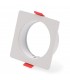 Aro Empotrable Cuadrado Blanco Para Módulo Cobfix 10W