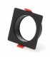 Aro Empotrable Cuadrado Negro Para Módulo Cobfix 10W