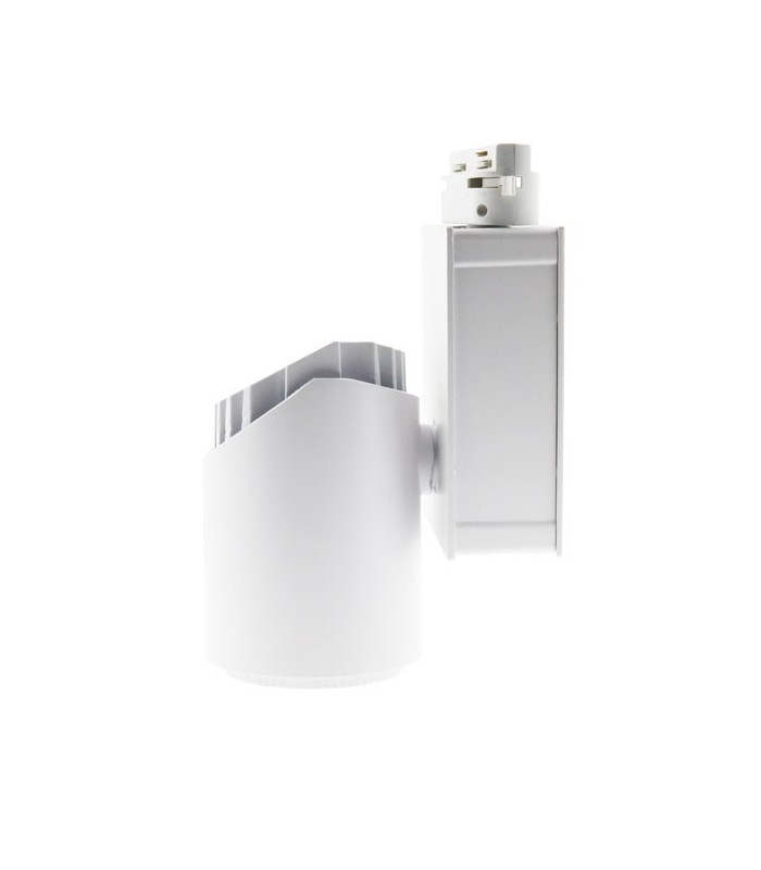 Foco Carril LED KUBE 35W 3.500Lm 36° IP40 Blanco Monofásico