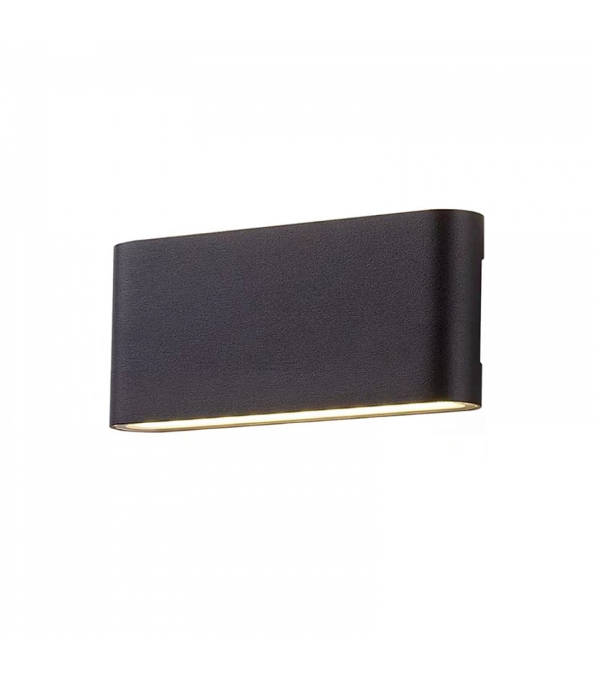 Aplique Pared Led Fine 10W 920Lm Negro IP54