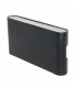 Aplique Pared Led Fine 10W 920Lm Negro IP54