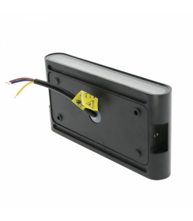 Aplique Pared Led Fine 10W 920Lm Negro IP54