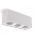 Aro Superficie Cuadrado Triple Blanco Para Módulo Cobfix 10W