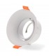 Aro Empotrable Basculante Redondo Blanco Serie EVO