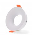 Aro Empotrable Fijo Redondo Blanco Serie INFINITY