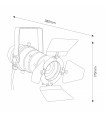 Aplique Techo o Pared Movie 1xE27 IP20