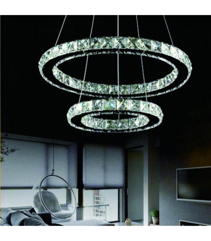 Lámpara Led Colgante DOURING 28W 2520Lm IP40 CCT