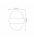 Aplique Pared GLOBE 10W 920Lm IP54