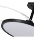 Ventilador de Techo Slim DC 72W 6480Lm 4 Aspas Negro CCT