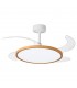 Ventilador de Techo Slim DC 72W 6480Lm 4 Aspas Blanco/Haya CCT