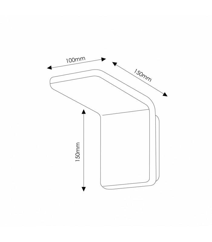 Aplique Pared Led Double White 10W 800Lm IP20