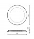 Downlight Led 9W 900LM IP20 Redondo Blanco