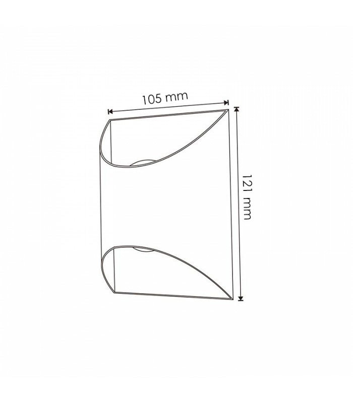 Aplique de Pared Led Vera 6W 520Lm IP54
