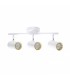 Aplique de Techo Gu10 Orientable Country 3 Focos