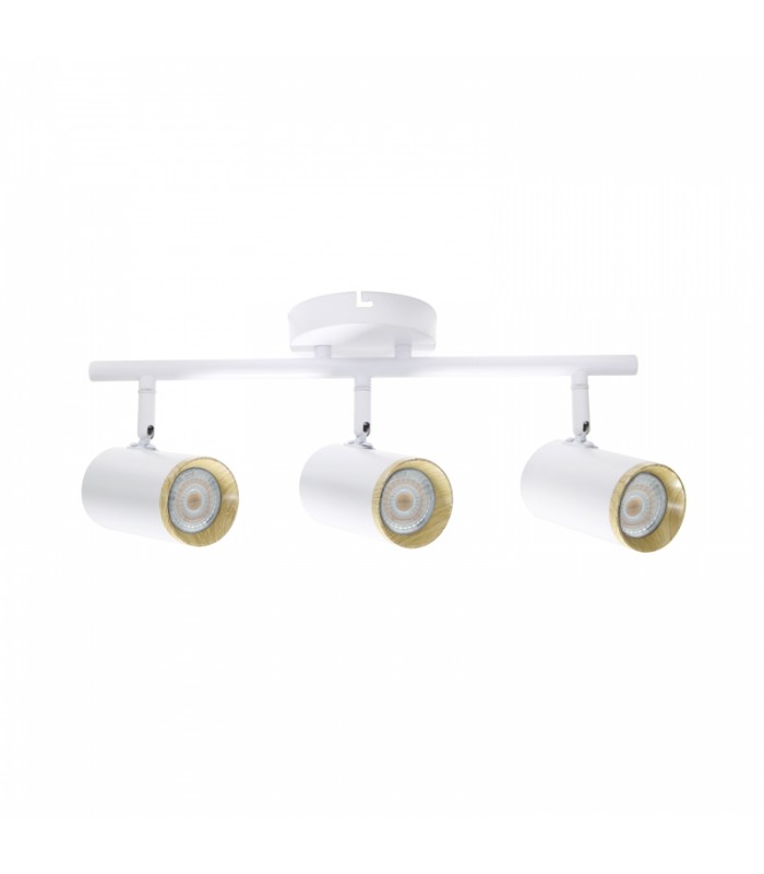 Aplique de Techo Gu10 Orientable Country 3 Focos
