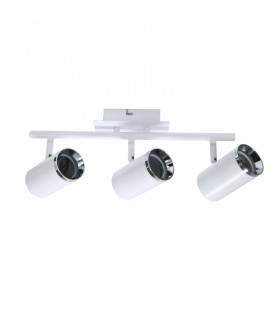Aplique de Techo Gu10 Orientable City 3 Focos
