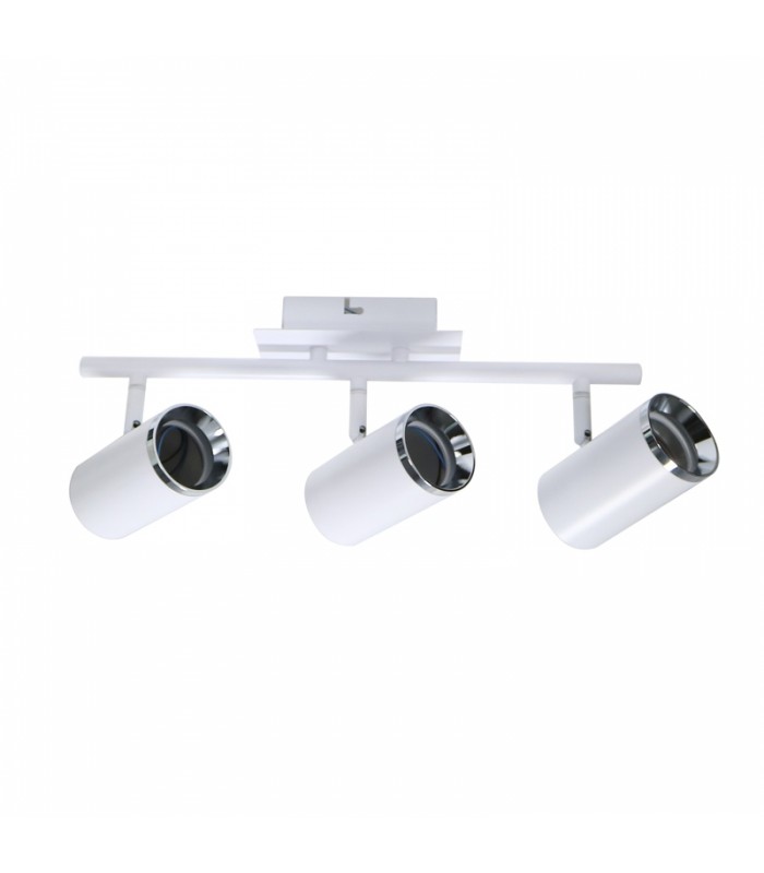 Aplique de Techo Gu10 Orientable City 3 Focos