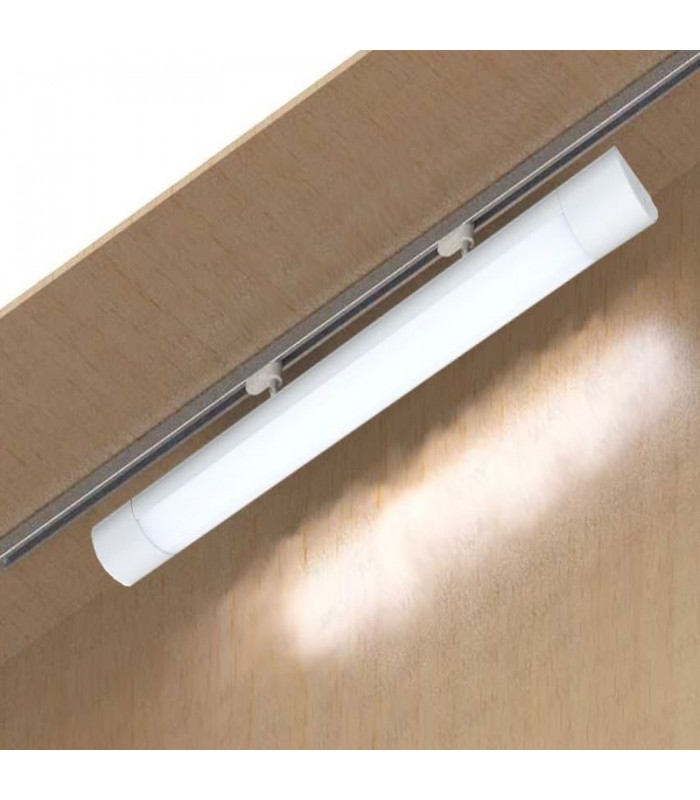 Adaptador para Carril Monofásico. Blanco.