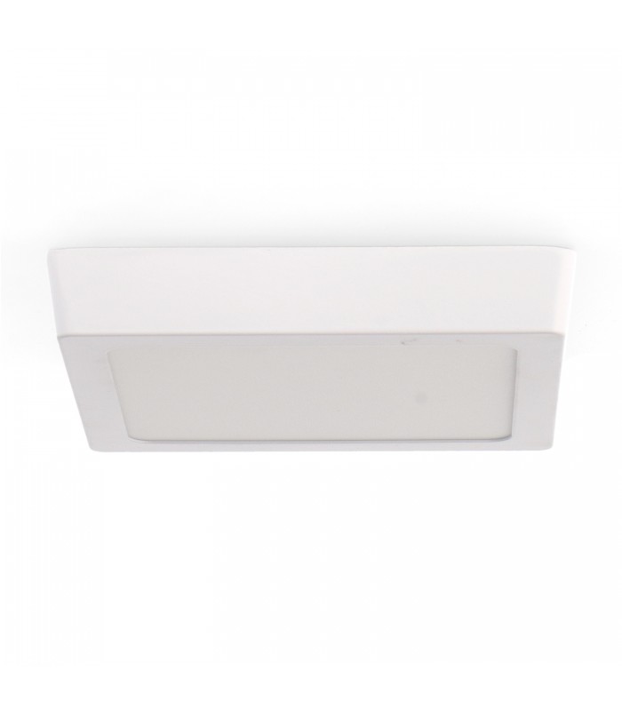 Plafón Superficie Led 12W 1200LM IP20 Cuadrado Blanco