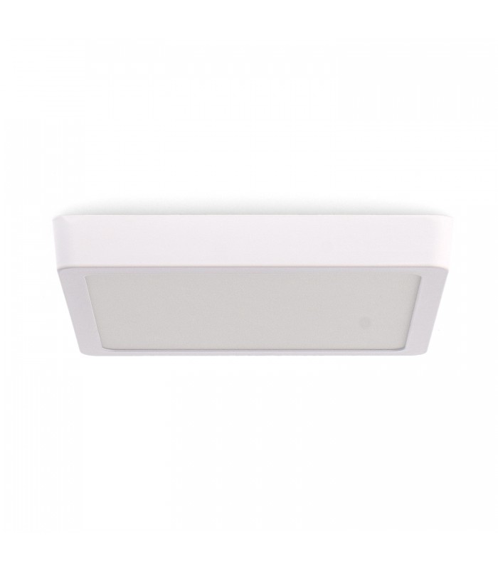 Plafón Superficie Led 20W 2000LM IP20 Cuadrado Blanco
