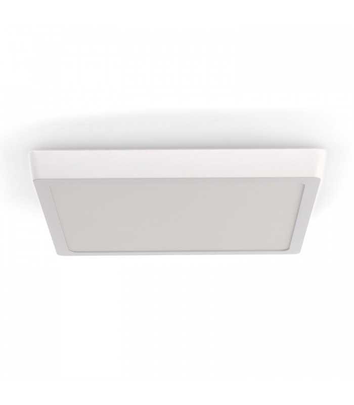 Plafón Superficie Led 25W 2500LM IP20 Cuadrado Blanco