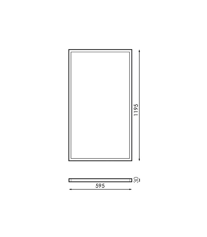 Panel Led BURE Philips 80W 6500Lm 120x60Cm IP40