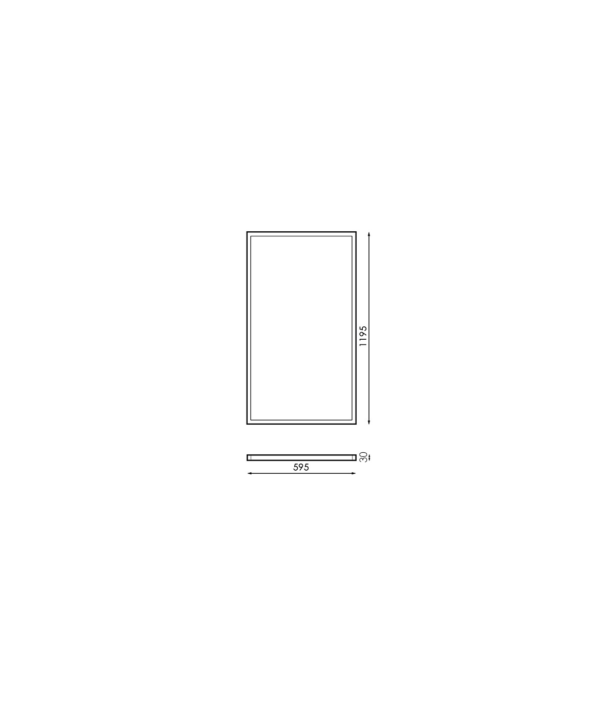 Panel Led BURE Philips 80W 6500Lm 120x60Cm IP40