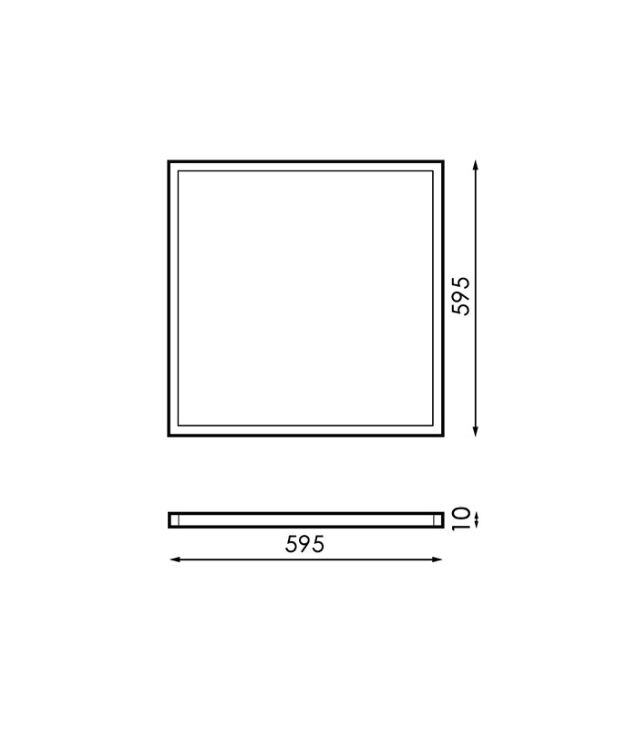 Panel Led SMARTHOME 40W 3800Lm 60x60Cm IP40 RGB+CCT