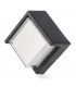 Aplique de Pared Led CINZA 12W 840Lm IP65 CCT