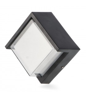 Aplique de Pared Led CINZA 12W 840Lm IP65 CCT