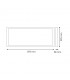 Panel Superficie Serie HOME 40W 4000Lm 60x30cm Blanco CCT