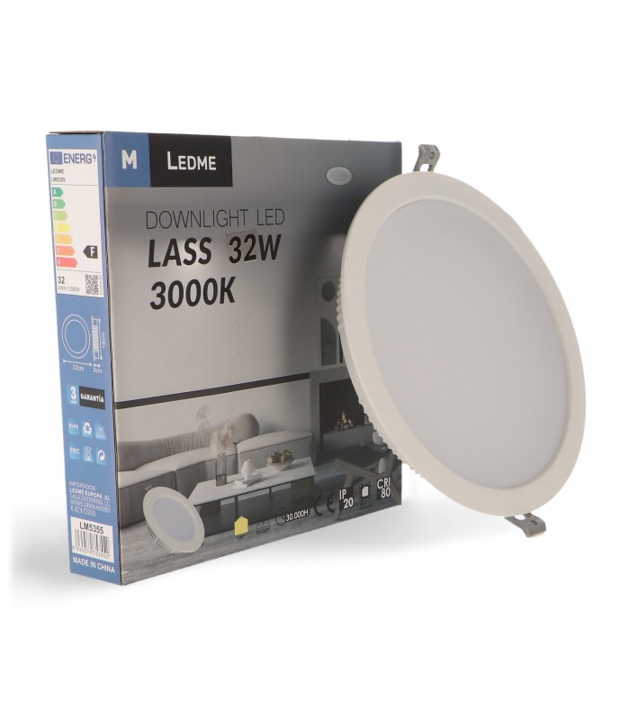 Downlight Led LASS 32W 3200LM IP40