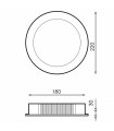 Downlight Led LASS 32W 3200LM IP40