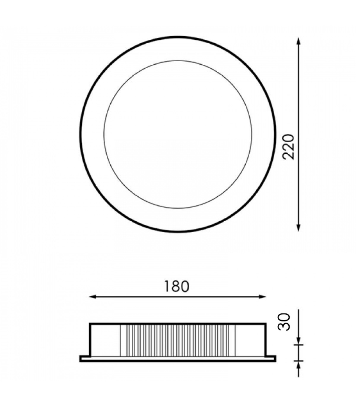 Downlight Led LASS 32W 3200LM IP40