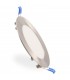 Downlight Led 6W 600Lm IP20 Redondo Níquel CCT