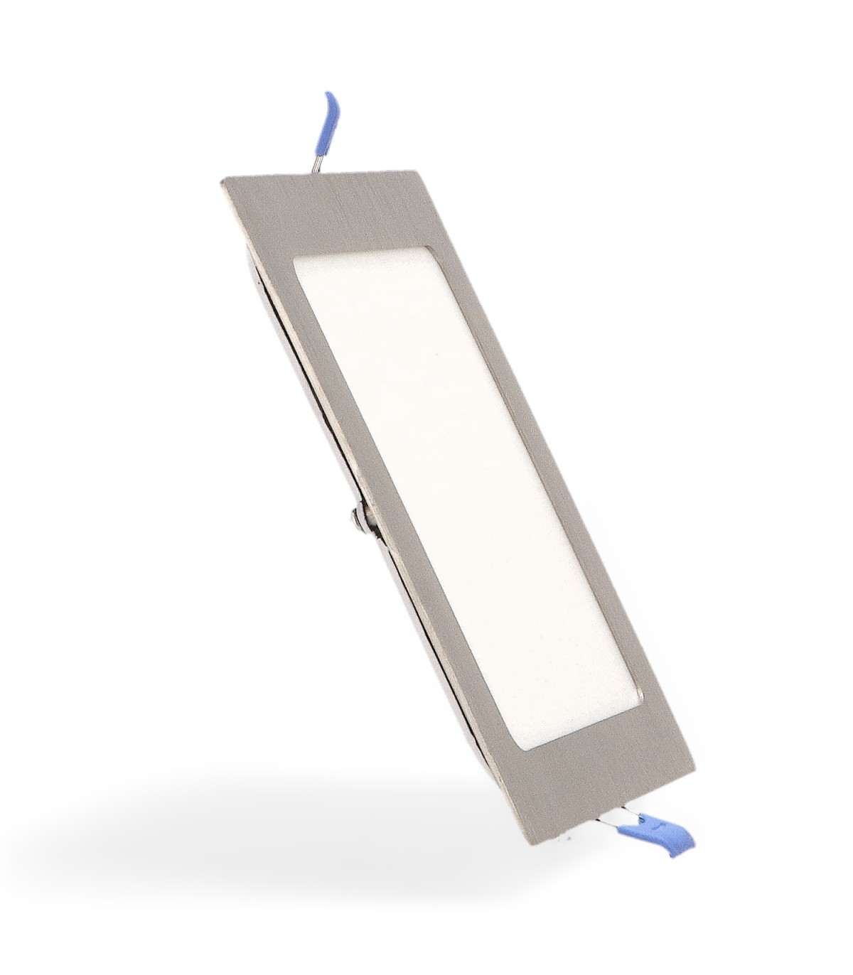 Downlight Led 12W 1200Lm IP20 Cuadrado Níquel CCT