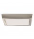 Plafón Superficie Led 20W 2000LM IP44 Cuadrado Níquel CCT